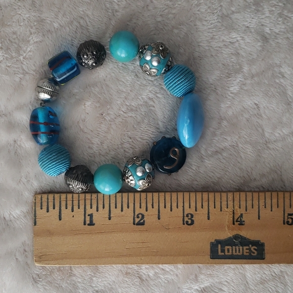 🖤 3/$15 Blue Silver Bracelet - Picture 6 of 6